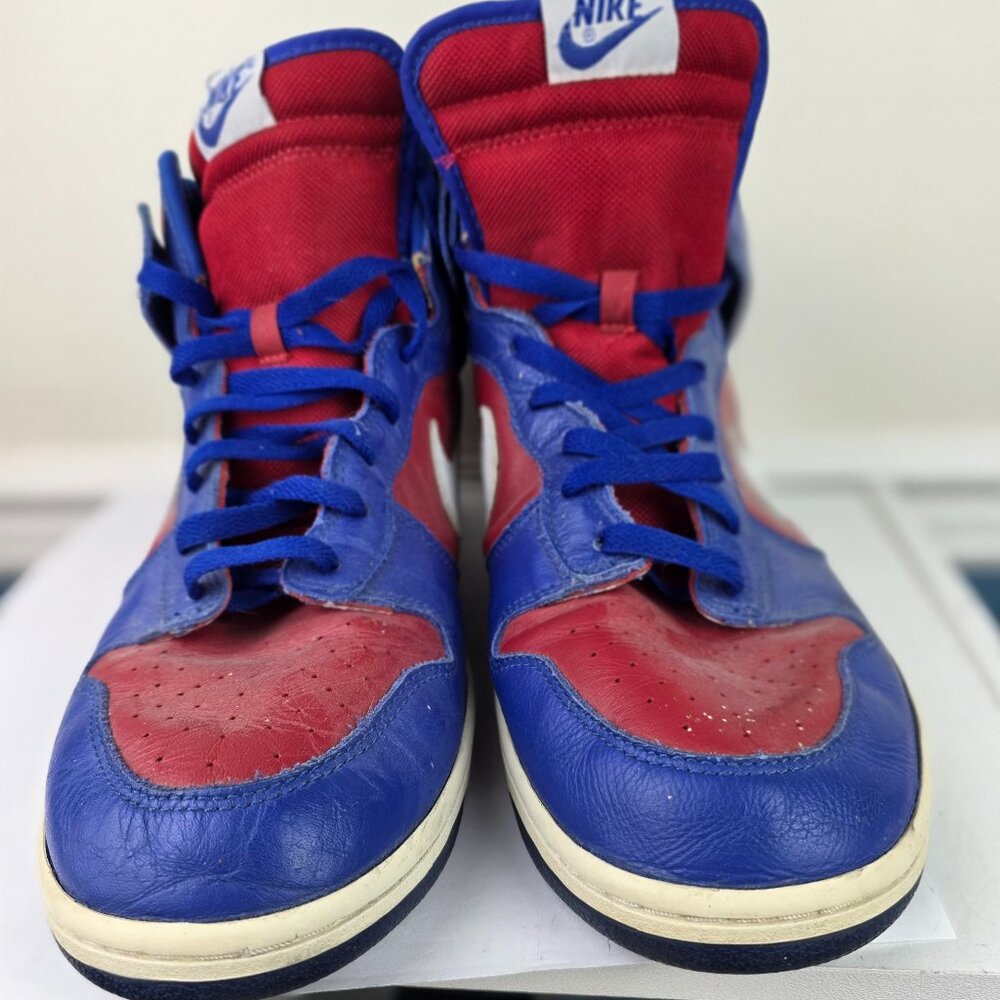 Nike Dunk High L.A. Clippers 305287 Men's Size 14 Sneakers Royal Blue Red White - Picture 6 of 8